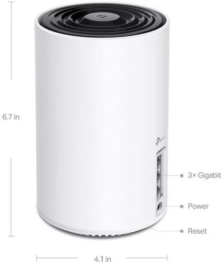 Access Point TP-LINK Deco XE75 Mesh Router AXE5400 WiFi 6E Dual Band 2.4 & 5GHz σε Τριπλό Kit