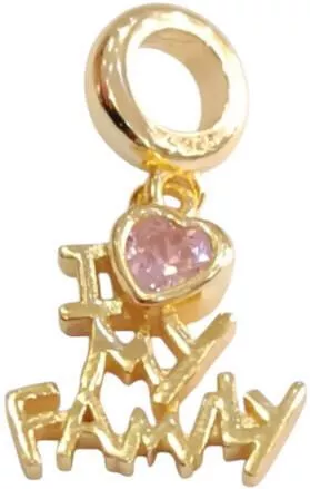 Kalliopi Silver Charm Family from Gold-Plated Silver
