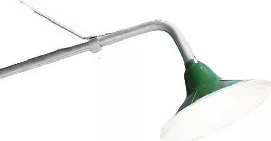 Aca Outdoor Street Light Fixture for E27 Socket Green
