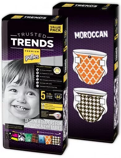 Πάνες με Αυτοκόλλητο Pufies Trends No. 5 για 11-20kg 44τμχ