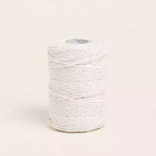 Κορδόνι Μακραμέ Premium Λευκό Χρυσό 1,5mm X 25m 510015 Ntampoudis Ntm-510015-lefko-xryso