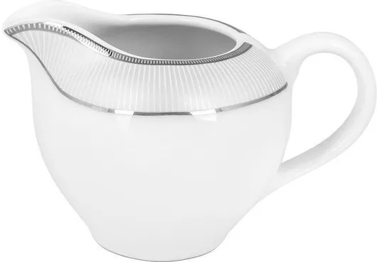 Γαλατιέρα Σερβιρίσματος Oriana Ferelli 300ml Classic Stripes 17310/s Γυάλινη Λευκή