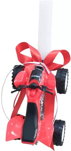 Πασχαλινη Λαμπαδα Παιχνιδι Πλακε Κερι Lab5102 Κοκκινη Γουρουνα Κινηση