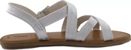 Toms Sicily Γυναικεία Σανδάλια Ασημί
