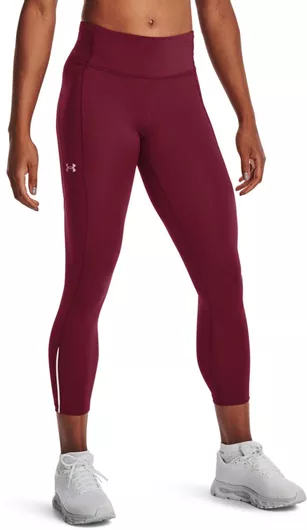 Under Armour Fly Fast Training Γυναικείο Cropped Κολάν Μπορντό
