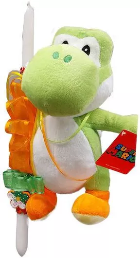 Πασχαλινή Λαμπάδα Στρογγυλή με Κουτί Πράσινη