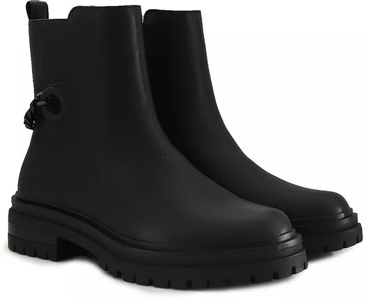 Nine West Asetiye Γυναικεία Μποτάκια Μαύρο