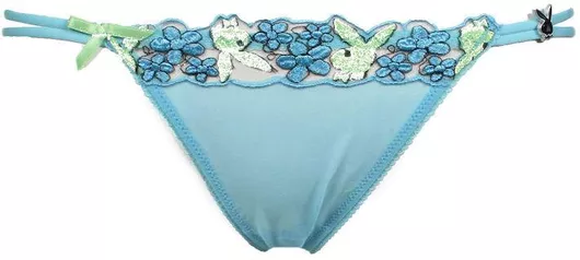 Playboy Γυναικείο Slip Γαλάζιο