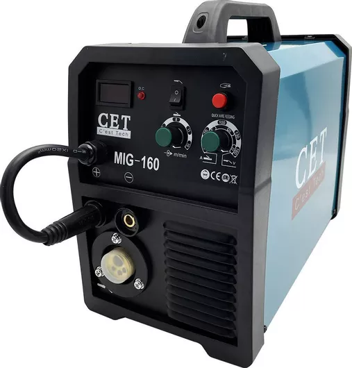 Ηλεκτροκόλληση CET MIG 160A Inverter MAG / MIG με Μέγιστο Ρεύμα Συγκόλλησης 160A & Κύκλο Εργασίας 85%