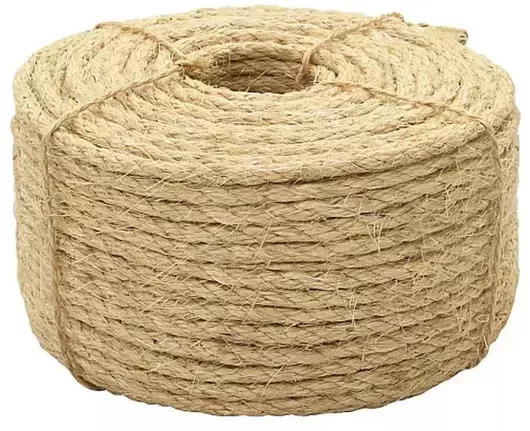 Σχοινί Τρίχινο Σιζάλ 6mm Ανά Μέτρο
