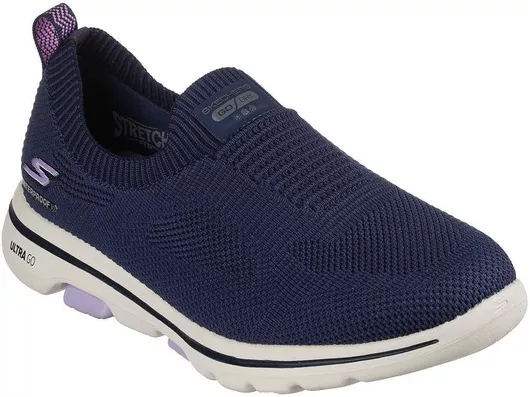 Skechers Go Walk 5 Γυναικεία Slip-On Navy Μπλε