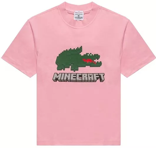 Lacoste Minecraft T-shirt Ροζ