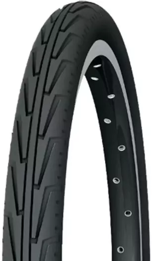 Michelin-brn Ελαστικο Ποδηλατου 24x1 3/8 600 Α Comfort 37-541 Μαυρο-λευκο