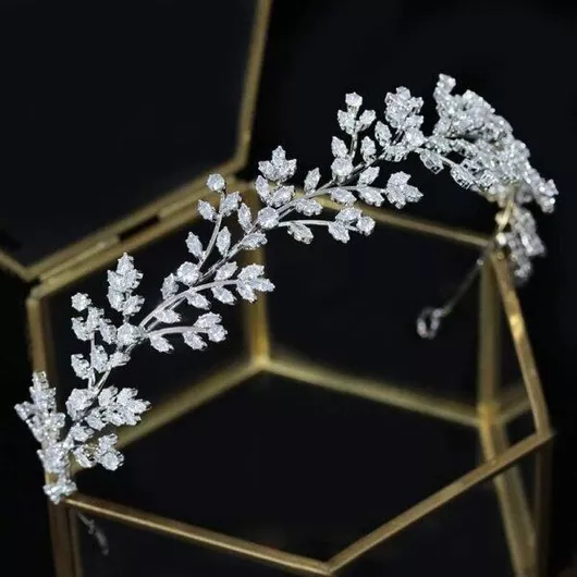 Judith Wedding Headband Silver Tiara Ba23 Hair Accessory