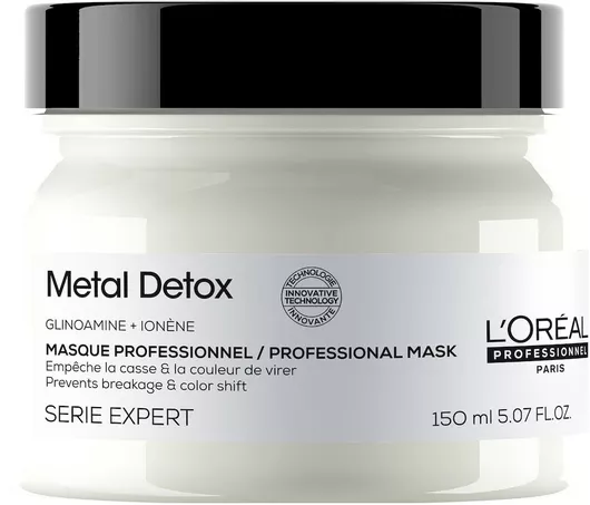 Μάσκα Μαλλιών L'Oréal Professionnel Serie Expert Metal Detox για Λάμψη 150ml