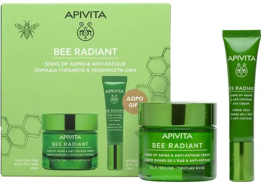 Apivita Bee Radiant Σετ Περιποίησης για Λάμψη 2τμχ