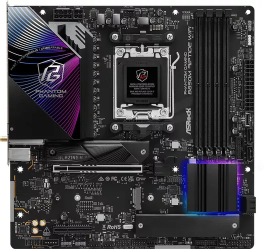 Motherboard ASRock B850M Riptide WiFi Micro ATX με AMD AM5 Socket
