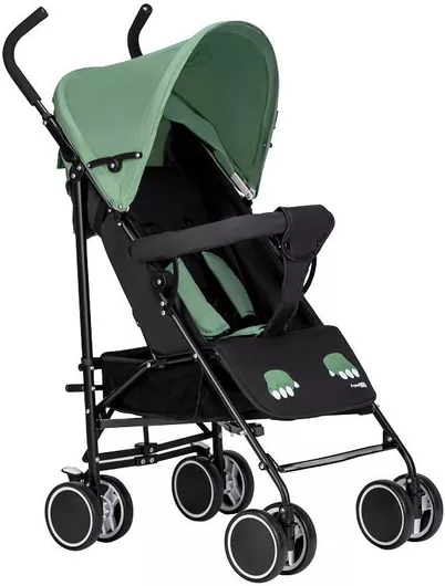 Καρότσι Μωρού FreeOn Simple Μπαστούνι Kατάλληλο από 6+ Mηνών Green Crocodile 6.4kg