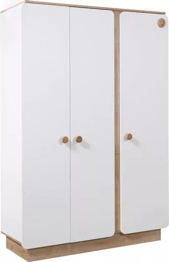 Παιδική Ντουλάπα Natura Τρίφυλλη 136x56x196cm