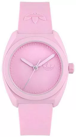 Γυναικείο Ρολόι adidas Project Three με Ροζ Καουτσούκ Λουράκι