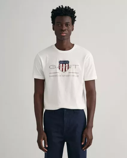 Gant T-shirt Λευκό
