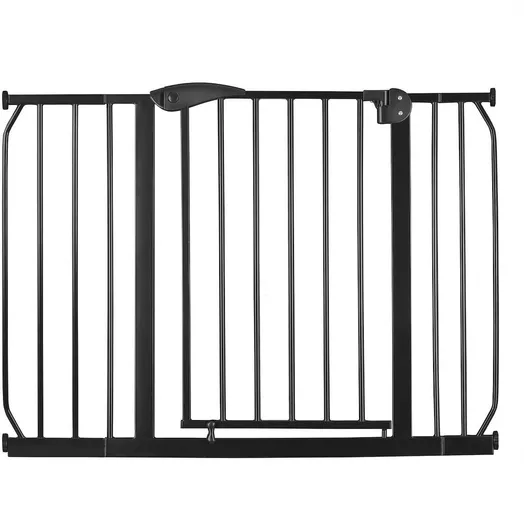 Nukido Προστατευτική Πόρτα με Βίδες από Μέταλλο Μαύρο