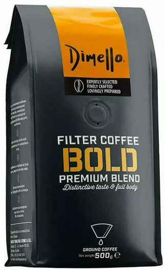 Καφές Φίλτρου Dimello Bold Αλεσμένος 500gr