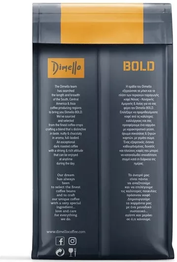 Καφές Φίλτρου Dimello Bold Αλεσμένος 500gr