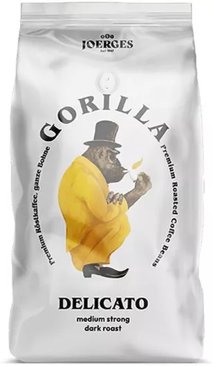 Καφές Espresso Joerges Gorilla Delicato 1000g Κόκκους