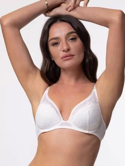 Dorina Clarise Λευκό Σουτιέν με Μπανέλες 2Pack
