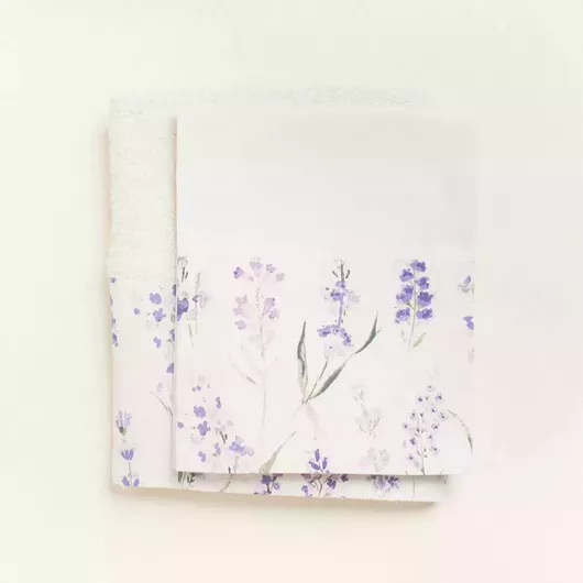 Handmade Girl's Christening Set Lavender Theme 334221 Ntampoudis Ntm-334221