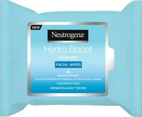 Neutrogena Hydro Boost Μαντηλάκια Καθαρισμού Προσώπου 25τμχ