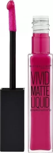 Maybelline Vivid Matte Liquid Liquid Κραγιόν Matte 30 Fuchsia Ecstasy 8ml