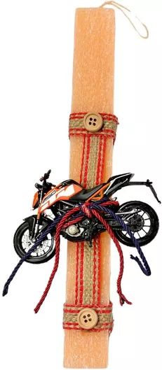 Πασχαλινή Λαμπάδα Χειροποίητη Αρωματική Μηχανή Ktm 250 Duke Bburago 1/18