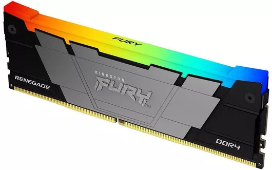 Μνήμη RAM Kingston Fury Renegade Rgb 8GB DDR4 με Ταχύτητα 3600 για Desktop