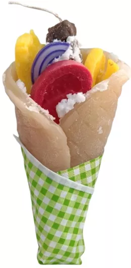 Πασχαλινή Λαμπάδα Αστεια 2025 Σουβλακι Πιτα Τυλιχτο Καλαμακι Χοιρινο Lab10554