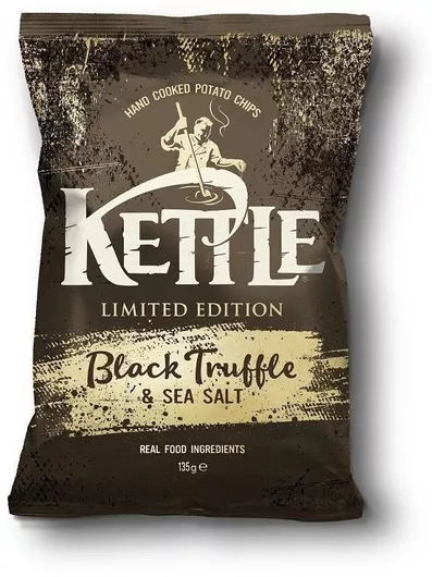 Πατατάκι Kettle Chips με Γεύση Μαύρη Τρούφα & Θαλασσινό Αλάτι 135gr 8718781204082