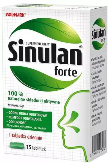Walmark Sinulan Forte Ειδικό Συμπλήρωμα Διατροφής 15 ταμπλέτες