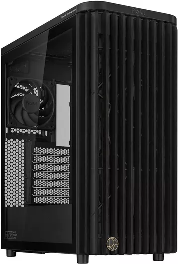Κουτί Υπολογιστή Asus ProArt PA401 Wood Edition Midi Tower με Πλαϊνό Παράθυρο Μαύρο