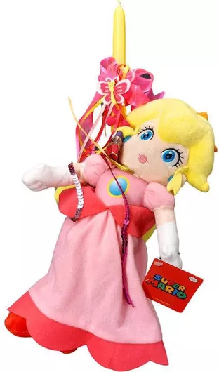 Πασχαλινή Λαμπάδα Στρογγυλή με Κουτί Princess Ροζ