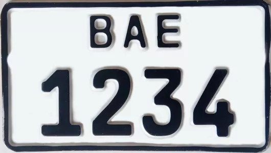 Ce Ανάγλυφη Πινακίδα Moto Τροχαίας 20x12cm 5.884