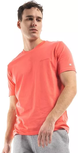 Crewneck T-shirt Κοραλί