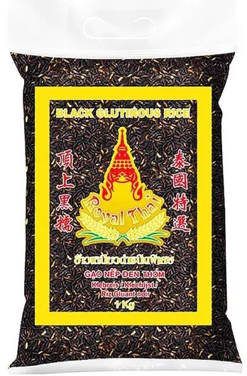 Ρύζι Royal Thai Black Glutinous Μαύρο Γκλούτινους 1000gr