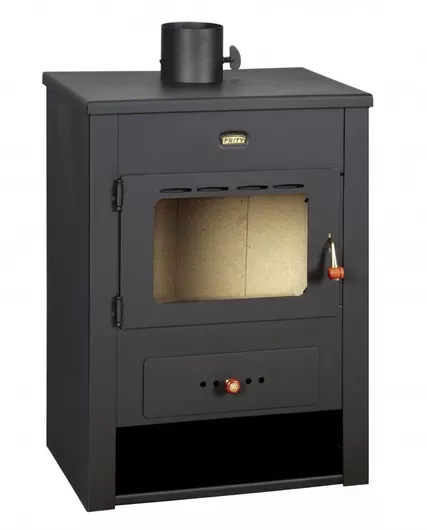 Ξυλόσομπα Prity K13 Μεταλλική 12kW Μαύρη