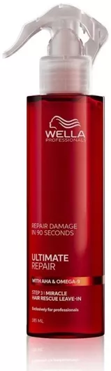 Wella Ultimate Repair Leave In Hair Rescue Serum Αναδόμησης για Όλους τους Τύπους Μαλλιών 185ml