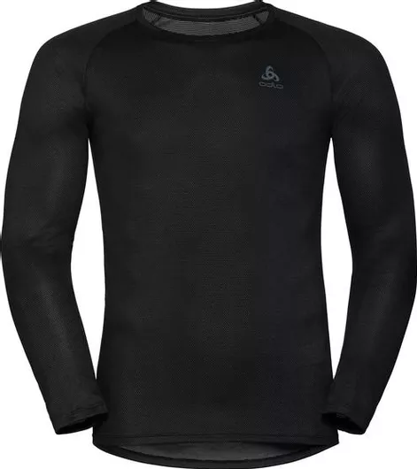 Odlo Active F-Dry Ανδρική Ισοθερμική Μακρυμάνικη Μπλούζα Μαύρο