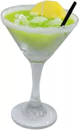 Λαμπαδα Χιουμοριστικη Κοκτειλ Μοχιτο Γυαλινο Ποτηρι, Lab1094, Διαστασεις, Ποσοτητα, Χρωμα