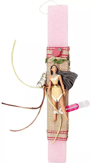 Λάμπάδα Χειροποίητη Αρωματική Πασχαλινή Bullyland Pocahontas MPN 11cm. Διαστάσεις, Ποσότητα & Χρώμα