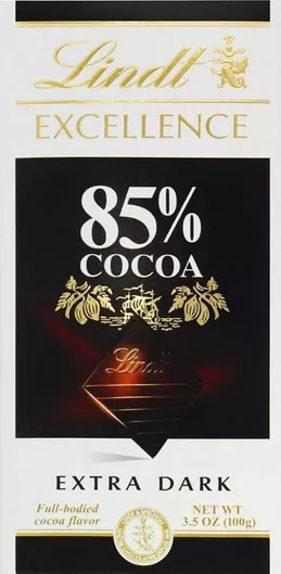 Σοκολάτα Lindt Excellence Υγείας αμύγδαλο με 85% Κακάο 100gr