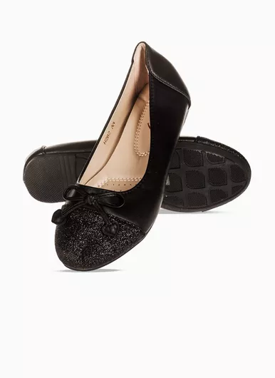 The Shoemart Παιδικές Μπαλαρίνες Μαύρο